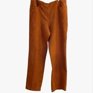 CHADWICK'S Faux Suede Brown Pants Women
